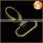 Small nickel plated Metal snap Hook (3564)