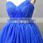 Latest Designs One Shoulder Ruffled Beaded Custom Made Mini Cocktail Occasion Party CD070 cocktail dresses short royal blue