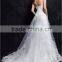 Plus Size Lace Empire Maternity Wedding Dresses Custom Made Sweetheart Long Train Applique Vestidos De Noiva Bridal Gowns ML093