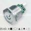 25mm push button switch with connector , switch socket with cable