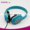 For mobile phone 2016 colorful stereo sound wired folding headphones