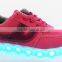 Factory Hotselling Pink Children LED Light Up Shoes