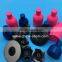 Industrial plastic parts rubber coated metal