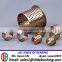 B.S. 1400 - 1985 Fraser Bronze Alloy LG2 Bronze Bushing Solid And Hollow FB Imperial Size PLAIN BEARINGS