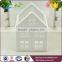 Wholesale white ceramic candle holder in houses design