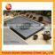 beautiful hollow out drainage Mongolia white metal stone tea tray