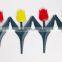 Plastic Garden Fence with flower style, 2015 hot selling