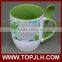 double colored special sublimation coffee mug design logo transfer
