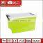 Hot sale top quality 30-70L toy doll shoe transparent plastic storage box with lid