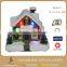 New Products Lights Decoration Christmas Village Houses Resin