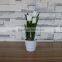 Plastic artificial tulip flowers bonsai for home and commercial decoation