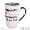 stoneware coffee mug with words ceramic mug