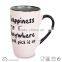 stoneware coffee mug with words ceramic mug