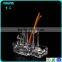 Crystal Clear Acrylic Desktop Pen Pot & Pen Holders & Storage box
