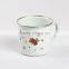 Customized printed enamel camping mug