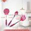 Kitchen accessory nylon kitchen set with PP+plating handle