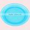Colorful Round Travel Plastic Dish Set