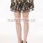 2016 new arrival women fashion leopard layered skirt factory price