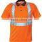 reflective safety polo shirt