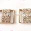 Alloy jewelry buckle with crystals,garment jewelry underwear button for women