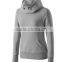 2018 High Quality Custom CVC Fleece New Design Fashion Blank Hooded Lady Hoody