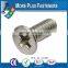 Made in Taiwan ISO 7046 Philips Flat Countersunk Head Machine Screw Low Carbon Steel Zinc Plated