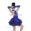 Girls Kids Ballroom Latin Competition Dress Fluffy Skirt Children Latin Dance Costumes