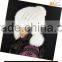 YRFUR YR056 White Color Mink Fur Hat/Knit Pattern Hat/Made in China