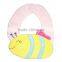 yellow bee cotton infant bibs