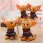 Wholesale cheap stuffed soft plush dog toy in clothes