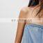  Online Store Korean Fashion Strapless Elastic Soft Washing Denim Jumpsuit Rompers Womens Apparel NT6352