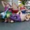 HI CE Nylon giant family inflatable cartoon character for kids or advertising