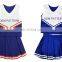 Custom fashion girls cheerleading uniforms photos, cheerleading crop top and skirt