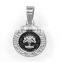 Cheap China Factory Stainless Steel Tree of Life Round Pendants Charms Jewelry Gifts