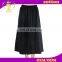 2016 New style plus size women black long skirt