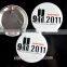 Promotional cheap safety customized round tinplate badges (with pin)