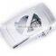 english letter hollow ou zinc alloy unique belt buckles reversal custom belt buckles