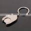 Promotional Stainless Steel Shopping Cart Dog Keychain