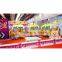 Zhongshan amusement theme park equipment Rail Train 14 Seat Candy Train Kids track, electric train