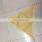 Beige Sun shade sails with strong white rope for garden, carpark