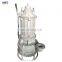 Submersible top discharge agitator slurry pump