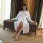 Bathrobe suppliers hotel white waffle women robes wholesale