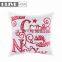 45x45CM Custom Latest Design Merry Christmas Theme Embroidery Sofa Cushions