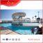 One-Tube Open Spiral Fiberglass Water Play Park Slide For Adults