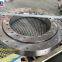 Four point contact ball slewing bearing E787/760G2,760x950x80mm,used for radial stacker front track equipment.