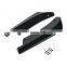 Universal Car Bumper Fin Canard Splitter Diffuser Lip Glossy Carbon Fiber For bmw e46 e60 f10 e90 f30 e39 audi a3 a4 b8 goft 4 7