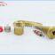 DeLin truck single bend tyre valve tractor brass factory seal clamp-in tyre valve V3-20-1HX