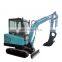 Multiple model mini hydraulic excavator with closed cabin small digger excavator for korea