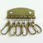 Keychain Accessories Gunmetal Wallet Case Multiple Hook Advertising Chain Key Holder