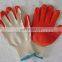 Cheapest Reusable Red Plain Smooth Latex Dipped Work Gloves